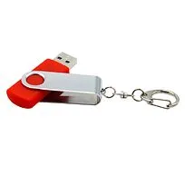 Флешка Twist 32 Гб в футляре, красная