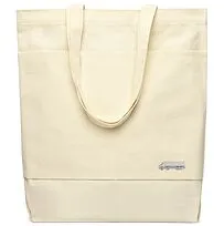 Сумка для покупок JETTA 325 г/м² с шильдом - фура, натуральный