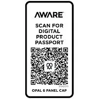 Opal с 6 панелями Aware™ кепка из переработанных материалов плотностью 240 г/м² - Oatmeal