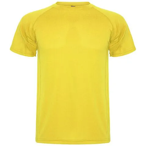 Детская спортивная футболка Montecarlo с коротким рукавом - Желтый