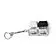 Брелок KeyDuo с LED подсветкой (фонарик), чёрно-белый