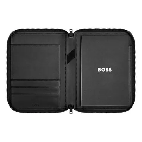 Папка для участника конференции формата А5 Boss Cut Out Black & Grey