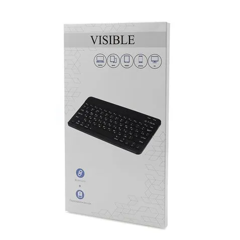 Портативная мини Bluetooth клавиатура Visible, черный