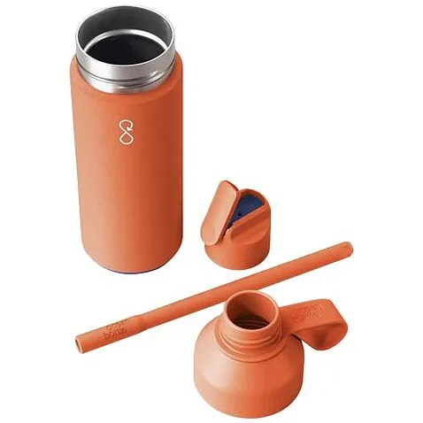 Бутылка-термос для воды Ocean Bottle GO объемом 500 мл - Sun Orange