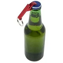Бутылка Tao из переработанного алюминия, сертифицированного по стандарту RCS, и открывалка для банок с брелоком - Красный