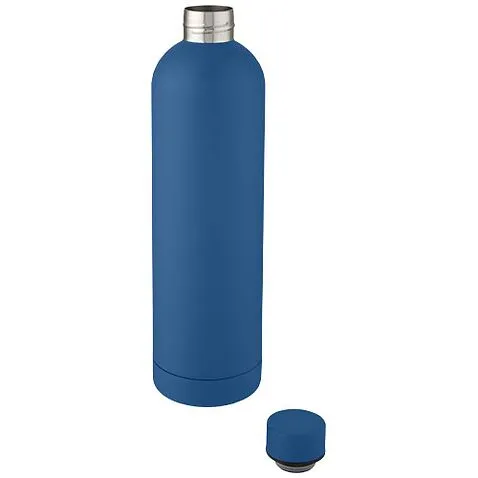 Spring Медная спортивная бутылка объемом 1 л с вакуумной изоляцией  - Tech Blue