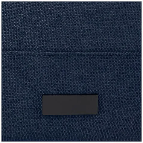 Рюкзак для 15-дюймового ноутбука Joey объемом 15 л из брезента, переработанного по стандарту GRS, со сворачивающимся верхом - Темно - синий