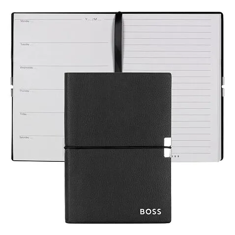 Блокнот формата А6 Elegance Black Agenda