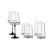 Хрустальный бокал для игристого вина на магните Trebonn SplitGlass, 2 шт, 320 мл