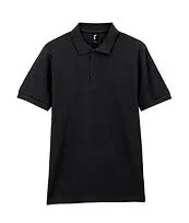 Футболка поло PREMIUM COTTON ADULT DOUBLE PIQUE, ЧЕРНЫЙ M