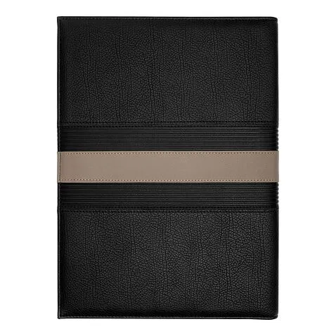 Папка формата А4 Delano Taupe & Black