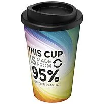 Термостакан Brite-Americano® Recycled объемом 350 мл - Белый