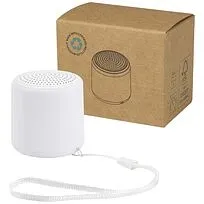 Беспроводной динамик Bluetooth® Velkis из переработанной пластмассы мощностью 3 Вт - Белый