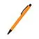 Ручка металлическая Deli, оранжевая