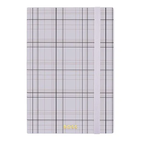 Блокнот формата А5 Checkered Lilac Lined