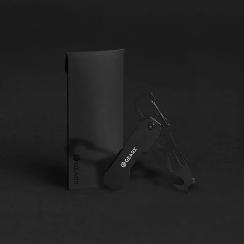 Мультитул GearX с карабином и открывалкой для посылок