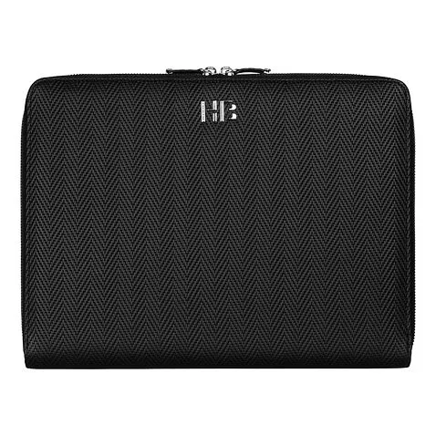 Папка для участника конференции формата А4 Herringbone Black