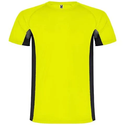 Shanghai детская спортивная футболка с коротким рукавом - Fluor Yellow