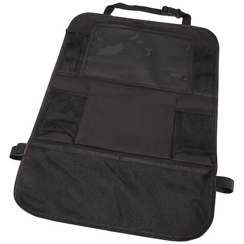 Органайзер для заднего сиденья автомобиля Lex - сплошной черный