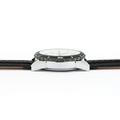 Часы с датой Sol Black & Chrome