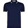 Футболка поло MONTREAL мужская, МОРСКОЙ СИНИЙ/БЕЛЫЙ XL
