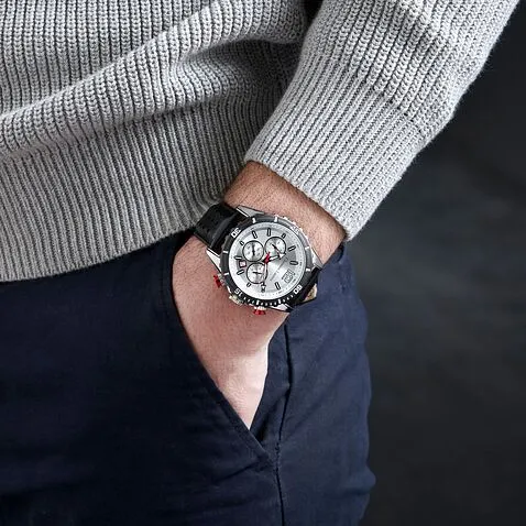 Хронограф Sol Black & Chrome