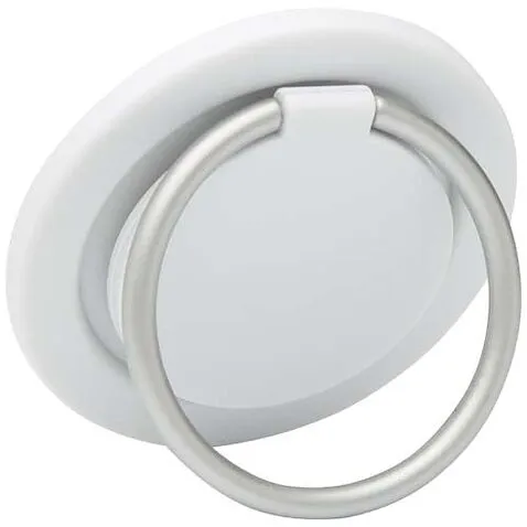 Магнитный держатель Albali для телефона из переработанного пластика с кольцом-подставкой - Белый