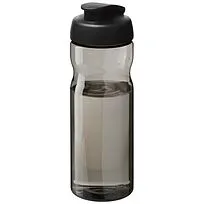 Спортивная бутылка H2O Active® Eco POP Base объемом 650 мл с откидывающейся крышкой - Charcoal