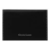 Card holder with flap Alter Black