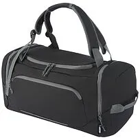 Водонепроницаемая спортивная сумка-рюкзак Aqua, изготовленная из переработанных материалов согласно стандарту GRS, объемом 35 - сплошной черный