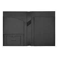 Папка формата А5 Delano Taupe & Black