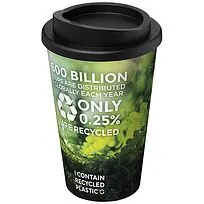 Термокружка Brite-Americano® объемом 350 мл - сплошной черный