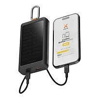 Портативное зарядное устройство Xtorm XG2S101 Go2 на солнечных батареях 10 000 мАч 15 Вт с подсветкой  - темно-серый