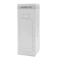 Термобутылка Perfecto софт-тач, синий.