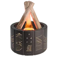 Светодиодный USB увлажнитель-аромадиффузор Bonfire с пультом Д/У, чёрный