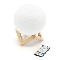 Беспроводная колонка-светильник Moonlight, белая