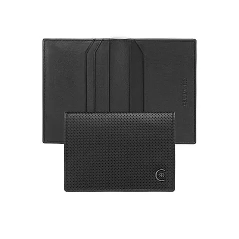 Card holder with flap Islington Black