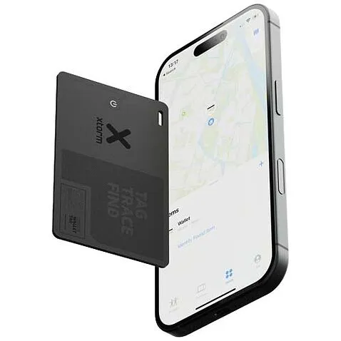 Водонепроницаемый метка для отслеживания Xtorm WalletTag - сплошной черный