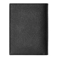 Card holder with flap Iconic Black