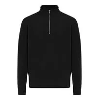 Свитшот на молнии Iqoniq Elgon из переработанного хлопка, 300 г/м²