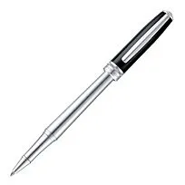 Ручка-роллер Essential Classic Black & Chrome