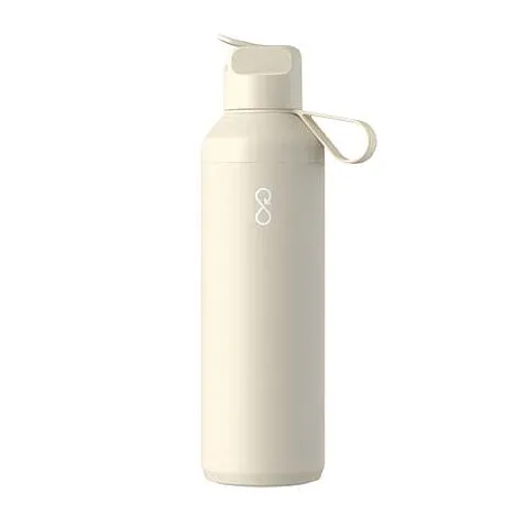 Бутылка для воды Ocean Bottle Peak GO 710 мл из переработанной нержавеющей стали - Sandstone
