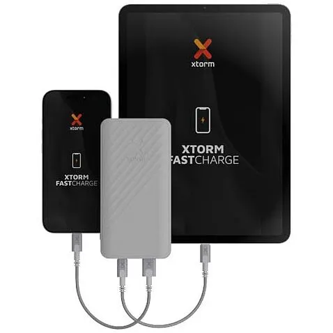 Xtorm XG220 Go2 портативное зарядное устройство с быстрой зарядкой, 15 Вт, 20 000 мАч  - Белый