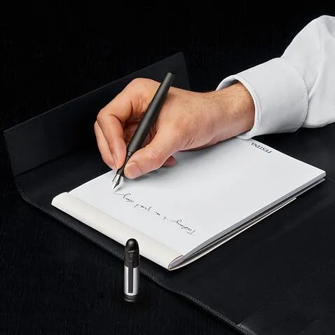 Перьевая авторучка Classicals Black Edition Silver