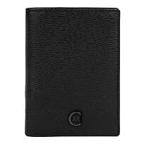 Card holder with flap Bond Black