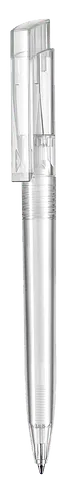 Ручка шариковая Fresh Transparent, белый