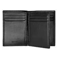 Card holder with flap Iconic Black