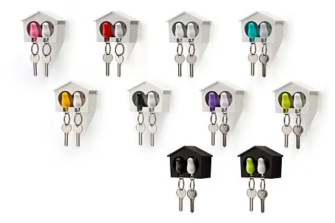 Держатель и брелок для ключей Duo Sparrow, черный