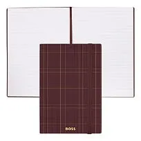 Блокнот формата А5 Checkered Burgundy Lined