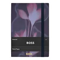 Блокнот формата А5 Holographic Flower Navy Lined